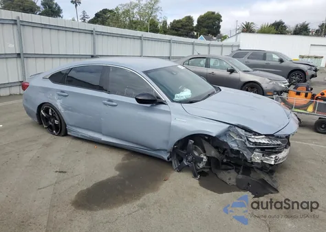 2022 Honda Accord Hybrid Sport from USA, damaged, VIN 1HGCV3F22NA025638